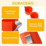 Egg Shell Opener, 2025 New Egg Cracker Tool for Raw Eggs, Hard Boiled Egg PeelerSeparator,EggShell Remover Kitchen Gadgets 3PCS - Image 5