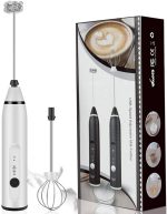 High Quality Coffee Beater and Egg Whisker, Rechargeable USB Connect, Milk Frothier & Former, Egg Beater, Cake Beater, Portable Hand Beater & Mixer, 2 in 1 Electric Egg Beater Coffee - USB Adjustable Electric Blender - Image 7