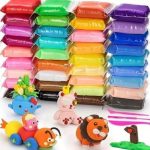 Form Clay Set for Kids with Clay Tools – Soft & Colorful Clay for Kids Crafting | DIY Clay Beads Kit with Molds | Non-Toxic Form Clay Dough for Jewelry, Mini Clay Pots, Bracelets, Face Mask Art & More | Creative Clay Set for All Ages