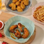 Air Fryer Silicone Basket/Reusable Airfryer Oven Baking Tray/Pizza Fried Chicken Silica Gel Pan Pad - Image 4