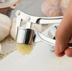 Stainless Steel Garlic Press Crusher Kitchen Cooking Vs Ginger Squeezer Masher Handheld Ginger Mincer Tools - Image 6