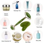 (Original Stone) Jade Roller and Gua Sha Set, Beyond Jade Face Roller - Face Massager, Facial Roller for Skin, Eyes, Neck - Noiseless Design - Jade Roller & Guasha Reduce Puffiness and Improve Wrinkles - Guasha Stone Self Care Gift for Man Women - Image 7