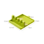 Kitchen Organizer Plastic Spoon Holders for Fork Spatula Rest Shelf Spoon Pot Lids Holder Tableware Storage Rack Cooking Tools - Image 4