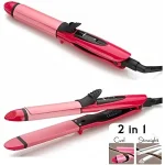 Nova 2 in 1 Hair Curler & Straightener 2009 - pink - Image 2