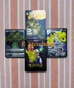 55 Pieces Pokemon Gold, Silver & Black & Multicolor Foil Cards Anime Cartoon Pokémon English Version Tcg Card - 55 Pcs Pokemon Cards Box For Fans Rare Collection Card Child Toys Gifts - Golden Edition 100% Plastic Cards - Image 6