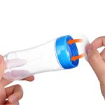 Little Crown Baby Silicone Squeeze Feeding Bottle With Spoon Food Rice Cereal Feeder 90MLBaby Silicone Squeeze Feeding Bottle With Spoon Food Rice Cereal Feeder 90ML - Image 4