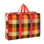 Extra Large Laundry Shopping Bags - Waterproof Storage Bag with Zipper and Handles for Travel, Moving, Packing Clothes - Random Colours - Image 5
