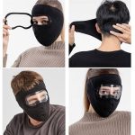 High quality winter face mask full face cover mask with eyes shield for bike riders motorcycle winter warm face mask easy breathable dustproof face mask with shield full face mask cycling ski breathable mask - Image 6