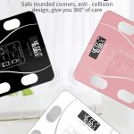 Upto 180kg Bluetooth Weight Machine With App - Smart Digital Body Weight Scale With Bluetooth Weighing Scale App & LED Digital Display - Accurate Body Fat & BMI Measurement Through App - Weighing Machine & Weighing Scale For Household Use