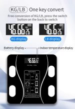 Upto 180kg Bluetooth Weight Machine With App - Smart Digital Body Weight Scale With Bluetooth Weighing Scale App & LED Digital Display - Accurate Body Fat & BMI Measurement Through App - Weighing Machine & Weighing Scale For Household Use - Image 4