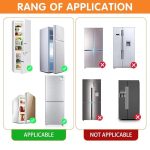 New Style Fridge Locks for Kids and Toddlers, No Tools Need or Dril, Child Proof Refrigerator Lock, Sealing Strip, Automatically Lock While Closing The Door - Image 6