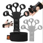 Hand Finger Gripper - Guitar Finger Gripper - Exerciser 6 Resistant Level Gripper - Finger Exerciser for Guitar Players - Arms Hand Trainer for home - Image 2