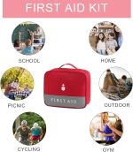 Travel Pharmacy Medicine Bag Empty First Aid Bag Large Medicine Box Portable Medicine Storage Bag for Home Travel - Image 5