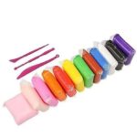 Form Clay Set for Kids with Clay Tools – Soft & Colorful Clay for Kids Crafting | DIY Clay Beads Kit with Molds | Non-Toxic Form Clay Dough for Jewelry, Mini Clay Pots, Bracelets, Face Mask Art & More | Creative Clay Set for All Ages