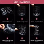 360° Rotating Makeup Organizer Stand - Cosmetic Holder Acrylic - Image 7