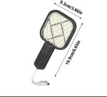 Mini Mosquito Killer Lamp 2 in 1 Multicunctional Angle Portable Bug Zapper Electric USB Rechargeable Mosquito Fly Bat Swatter - Image 4