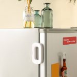 New Style Fridge Locks for Kids and Toddlers, No Tools Need or Dril, Child Proof Refrigerator Lock, Sealing Strip, Automatically Lock While Closing The Door - Image 7