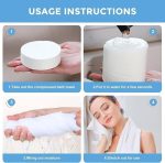 Compressed Bath Towel Tablets Pure Cotton Disposable Dehydrated Compact Compressed Towels - Image 7