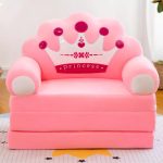 3 layer Cute Children seat kids cartoon sofa Foldable Sofa bed 2in1 - Image 3