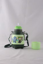 DING DONG Kids Water Bottle – 100% BPA-Free | 4-Hour Cold Retention | Unbreakable & Portable with Belt Handle – Cartoon Printed 400ml - Image 7