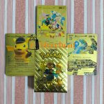 55 Pieces Pokemon Gold, Silver & Black & Multicolor Foil Cards Anime Cartoon Pokémon English Version Tcg Card - 55 Pcs Pokemon Cards Box For Fans Rare Collection Card Child Toys Gifts - Golden Edition 100% Plastic Cards