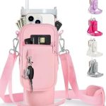 Stanley Tumbler Pouch Sleeve | Multi Color Water Bottle Holder Bag | Portable Travel Sports Cup Pouch with Zipper Pocket for Men & Women"