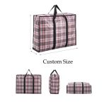 Extra Large Laundry Shopping Bags - Waterproof Storage Bag with Zipper and Handles for Travel, Moving, Packing Clothes - Random Colours - Image 6