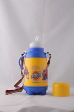 DING DONG Kids Water Bottle – 100% BPA-Free | 4-Hour Cold Retention | Unbreakable & Portable with Belt Handle – Cartoon Printed 400ml - Image 8