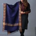 Kashmiri Shawl For Girls Wool Shawls Warm Shawl Winter Shawl Chader Dupattas, Stoles & Shawls Blue-Black-Brown-Golden-Red - Image 9