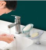 Newstyle Leaf Shape Soap Box Drain Soap Holder Box Bathroom Shower Soap Holder Dish Storage Plate Tray Bathroom Supplies Bathroom Gadge - Image 9