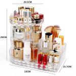 360° Rotating Makeup Organizer Stand - Cosmetic Holder Acrylic