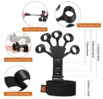 Hand Finger Gripper - Guitar Finger Gripper - Exerciser 6 Resistant Level Gripper - Finger Exerciser for Guitar Players - Arms Hand Trainer for home - Image 4