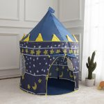 Kids Tent Toy Princess Playhouse - Toddler Play House Pink And Blue Castle for Kid Children Girls Boys Baby Indoor & Outdoor Toys Foldable Playhouses Tents with Carry Case Great Birthday Gift Idea Princess castle tent house - Image 3
