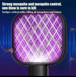 Mini Mosquito Killer Lamp 2 in 1 Multicunctional Angle Portable Bug Zapper Electric USB Rechargeable Mosquito Fly Bat Swatter - Image 5