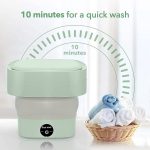 Portable Mini Folding Washing Machine + Dryer - Portable Mini Laundry Machine For Clothes Multi Color