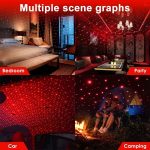 Universal LED Car Roof Star Night Lights Mini LED Starry Sky Night Projector Light Interior Ambient Atmosphere Galaxy Lamp Decoration Light USB Plug Galaxy Lamp USB Decorative Lamp, Galaxy Star Projection Portable Auto Roof Lights for Car Interior Ceiling - Image 7