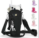 Stanley Tumbler Pouch Sleeve | Multi Color Water Bottle Holder Bag | Portable Travel Sports Cup Pouch with Zipper Pocket for Men & Women" - Image 5