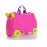 Kids Travel Trunki Suitcase Evergreen Fun Case Baby Bag School Bag Trunk Case Bag Luggage with Wheels Toy Storage All In One