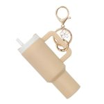 Cute Mini Tumbler Keychain Flowers Pendant Accessories For Cute Cup Key Charms For Women Girls Purse Handbag Backpack Cherry Super Store - Image 8