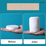 Compressed Bath Towel Tablets Pure Cotton Disposable Dehydrated Compact Compressed Towels - Image 6