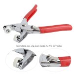 Metal Body Snap Button Kit With Hand Pressure Pliers 50pcs Snaps , Metal Snaps For Sewing, Sewing Snaps For DIY Crafts Clothes Hats. - Image 7