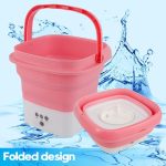 Portable Mini Folding Washing Machine + Dryer - Portable Mini Laundry Machine For Clothes Multi Color - Image 4