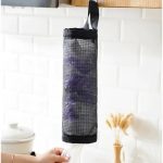 Pack of 3 Plastic Bag Holder Dispensers Folding Mesh Garbage Bags Hanging Storage Bag Trash bags Holder Organizer Recycling Grocery by baby delights - Image 6