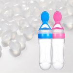 Little Crown Baby Silicone Squeeze Feeding Bottle With Spoon Food Rice Cereal Feeder 90MLBaby Silicone Squeeze Feeding Bottle With Spoon Food Rice Cereal Feeder 90ML - Image 7