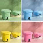 Portable Mini Folding Washing Machine + Dryer - Portable Mini Laundry Machine For Clothes Multi Color - Image 5