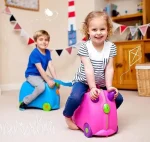 Kids Travel Trunki Suitcase Evergreen Fun Case Baby Bag School Bag Trunk Case Bag Luggage with Wheels Toy Storage All In One - Image 4