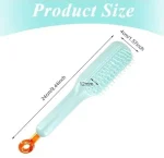 Hair Brush, Self-Cleaning Anti-Static Detangling Massage Comb, One-pull Clean Scalable Rotate Lifting Self Cleaning Hairbrush Hair Styling Tools - Image 2