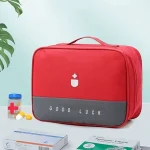 Travel Pharmacy Medicine Bag Empty First Aid Bag Large Medicine Box Portable Medicine Storage Bag for Home Travel - Image 2