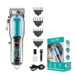 Daling Transparent LCD Electric Hair Trimmer | USB Rechargeable | Professional Grooming