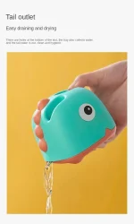 Tawakkal Mart 3pcs Set Baby Bottle Cleaning Brush Silicone 360 Degree Bottle Cleaner Tool Infant Bottle Pacifier Straw Brush with Base Storage - Image 3